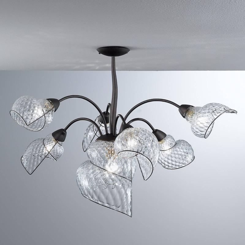 SIRU CHIOCCIOLA - SUSPENSION À 7 LAMPES