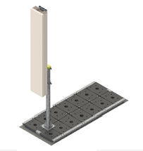 Supports pour antennes grandes hauteurs - MODULITE - 1 antenne H2750 L470 max_0