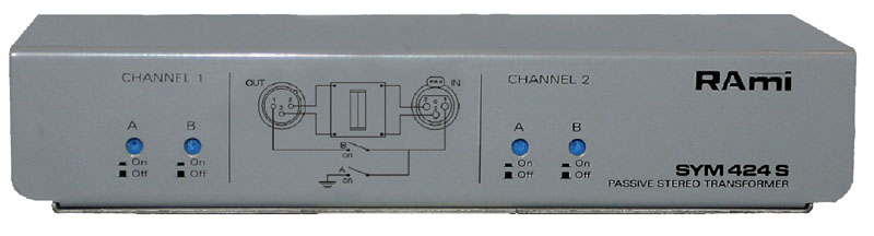 Symétriseur 2 canaux SYM424S - Entrées/Sorties XLR - Switch de séparation des masses_0