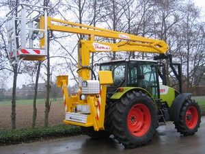 120nc-12m - nacelle sur tracteur agricole - thomas - hauteur travail : 12m_0