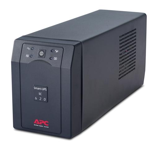 APC Smart-UPS SC 620VA - Onduleur avec batteries permutables à chaud et protection des lignes de données_0