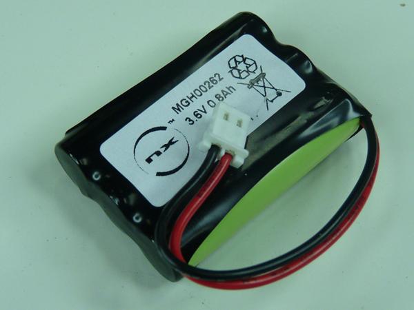 Batterie industrielle NiMH 3x AAA 3S1P ST1 - 3.6V 800mAh - Connecteur Molex - Marque NX_0