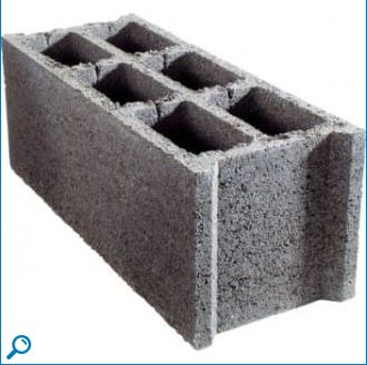 Bloc béton empilable - parpaing creux - 15x20x50cm_0