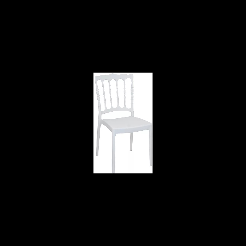 Chaise de restaurant NAPOLEON - polypropylène - monobloc renforcé - extérieur_0