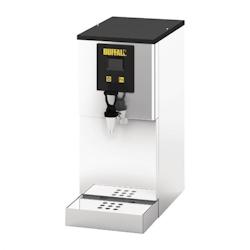 Distributeur d'eau chaude Buffalo avec filtre et raccord d'eau fixe de 10 l - argenté inox CN534_0