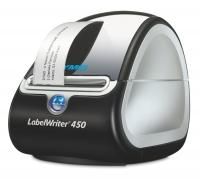 Imprimante d'étiquettes Dymo Labelwriter 450 Turbo - rapide, connectable USB, haute résolution 600x300 dpi - réf : 298187_0