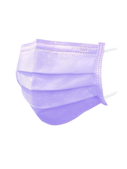 Masque chirurgical violet Taïwan Yi Ting - premium médical Type 2 - Normes CE EN 14683 et FDA_0