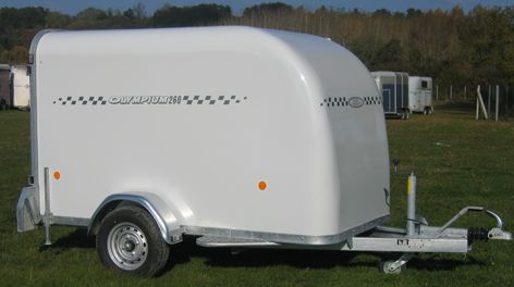 Olympium 260 - Remorque fourgon polyester - Fautras - 380 kg - Evolutive et modulable_0