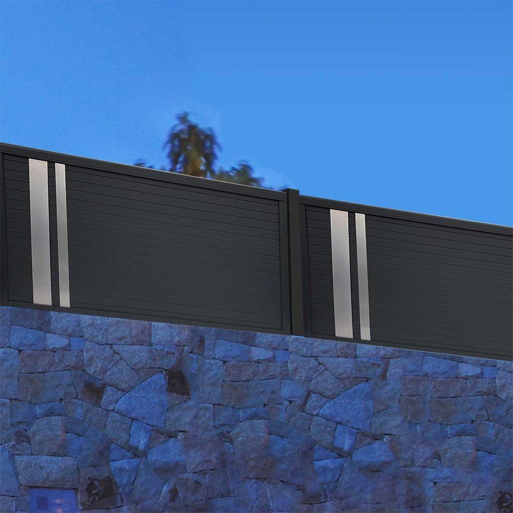 Opale - Clôture en aluminium Soft Line - Thermolaquage Qualicoat - Sur-mesure, garantie 10 ans_0
