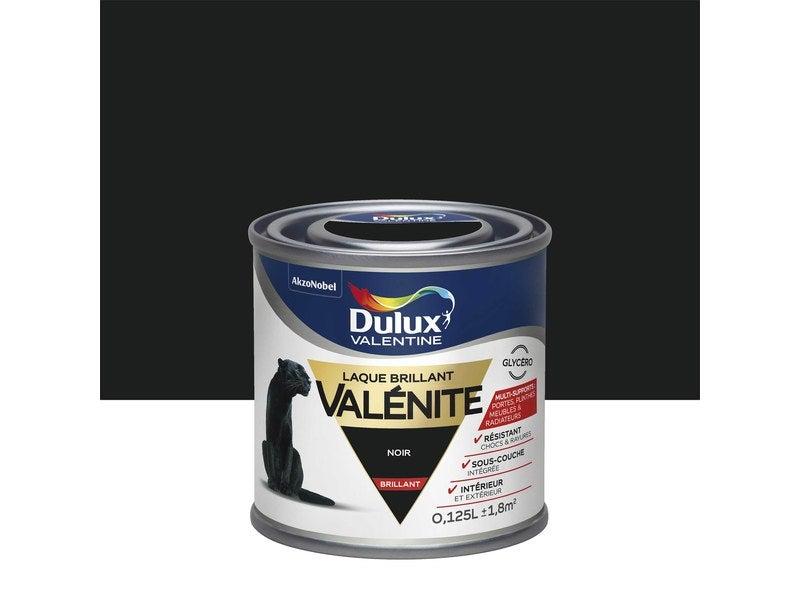Peinture laque boiserie - Noir brillant - 0.125L - DULUX VALENTINE_0