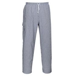 Portwest - Pantalon de cuisine CHESTER Blanc / Bleu Taille 2XL - XXL 5036108215720_0
