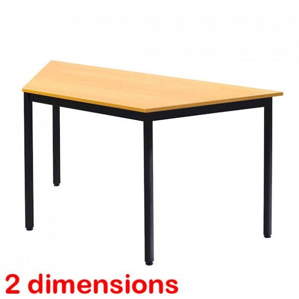 Table Trapèze modulaire - Agencez vos espaces facilement Plateau en hêtre_0