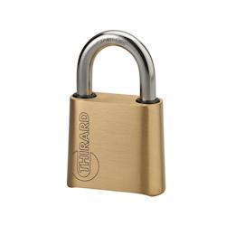 Thirard Cadenas à combinaison Tanker 2, laiton, 4 chiffres, intérieur, anse inox, 50mm - doré 3150260908039_0