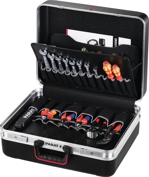 Valise rigide CLASSIC - Espace profond 36L - L470xP210xH360mm - Double aluminium, plastique X-ABS, panneau porte-outils et plaque de recouvrement - PARAT_0