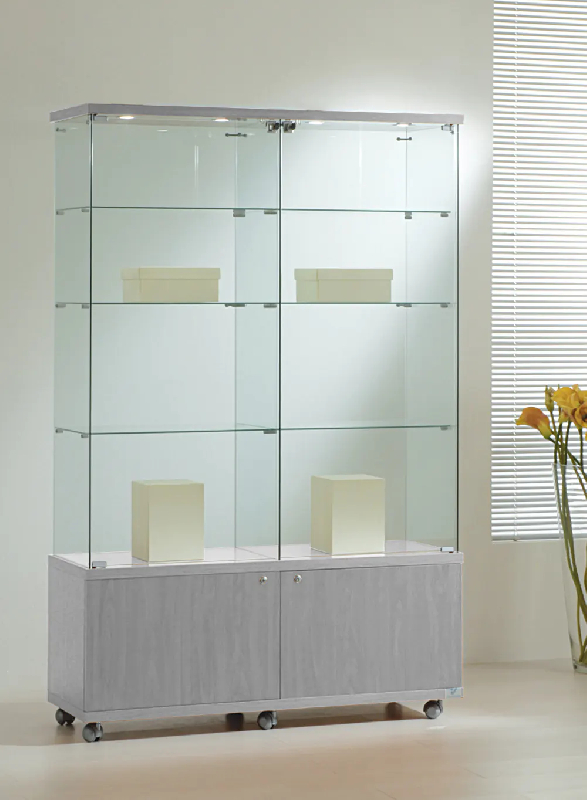 Vitrine éclairante en verre 12/18lmva - gris_0