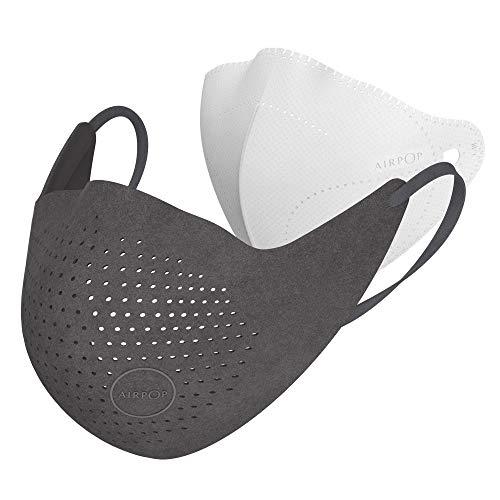 Masque facial réutilisable Airpop Original - 4 filtres de remplacement inclus - 40 heures par filtre_0