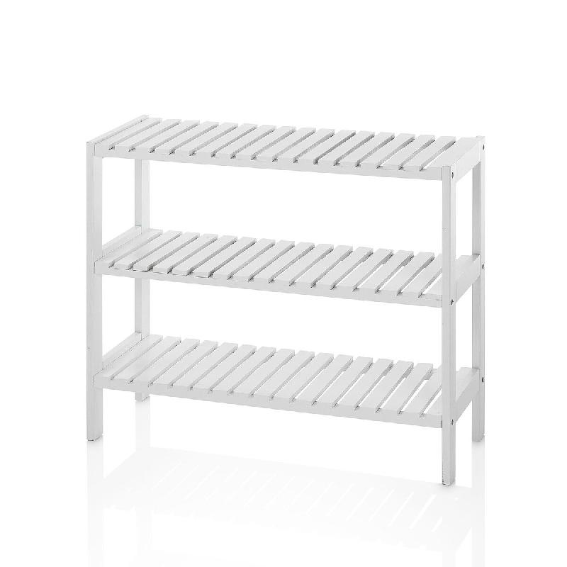 AQA Design Étagère/Armoire à chaussures BIN blanc en mdf laqué blanc L.70 P.26 H.58 MP02515 - blanc Bois manufacturé MP02515_0