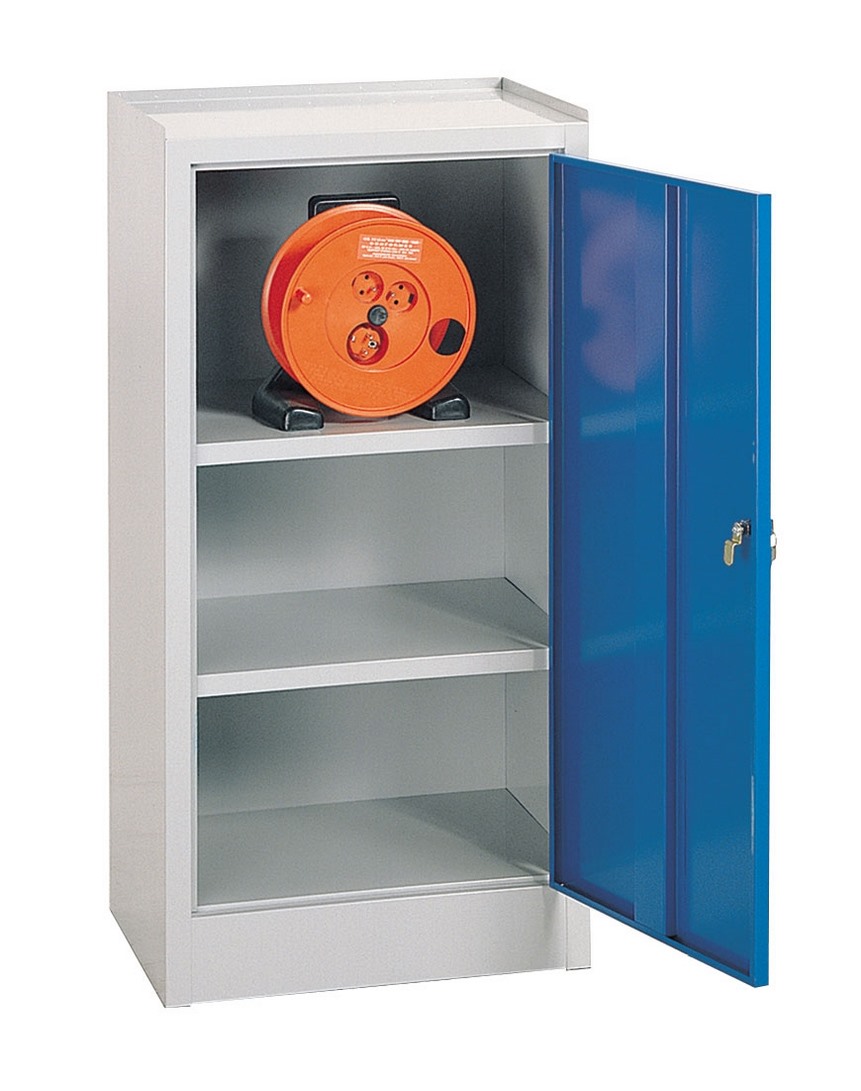 ARMOIRE D'ATELIER BASSE AT41 AVEC 2 TABLETTES