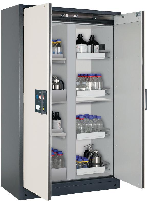 ARMOIRE SÉCURITÉ Q-CLASSIC-90 Q90.195.120.MM GRIS/BLANC - MANUTAN COLLECTIVITÉS