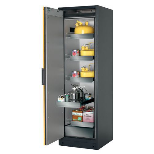 ARMOIRE SÉCURITÉ Q-PEGASUS-90 Q90.195.060.WDAC GRIS/JAUNE - ASECOS