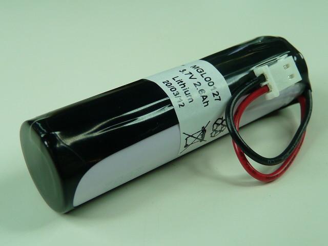 Batterie Li-Ion 18650 + PCM - 3.6V 2600mAh - Marque NX - Dimensions 69,55mm x 19mm_0