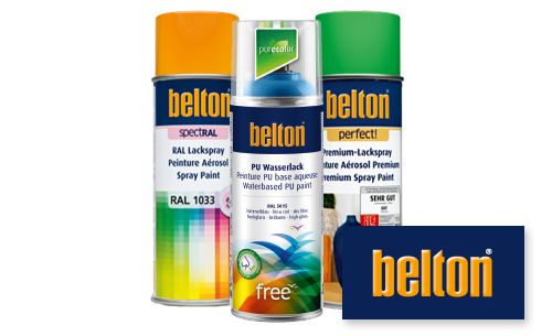 BELTON - Belton Peinture Effet Or en Aérosol - 400ml - Bombe de