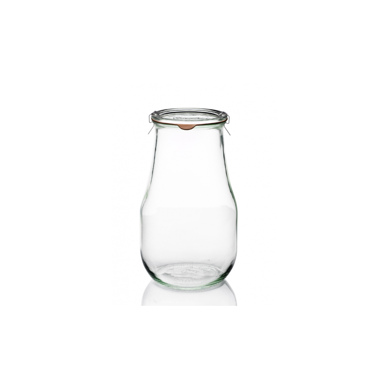 Bocaux en verre WECK corolle 2700 ml Ø 100mm SANS clips joints et couvercles - WN000093_0