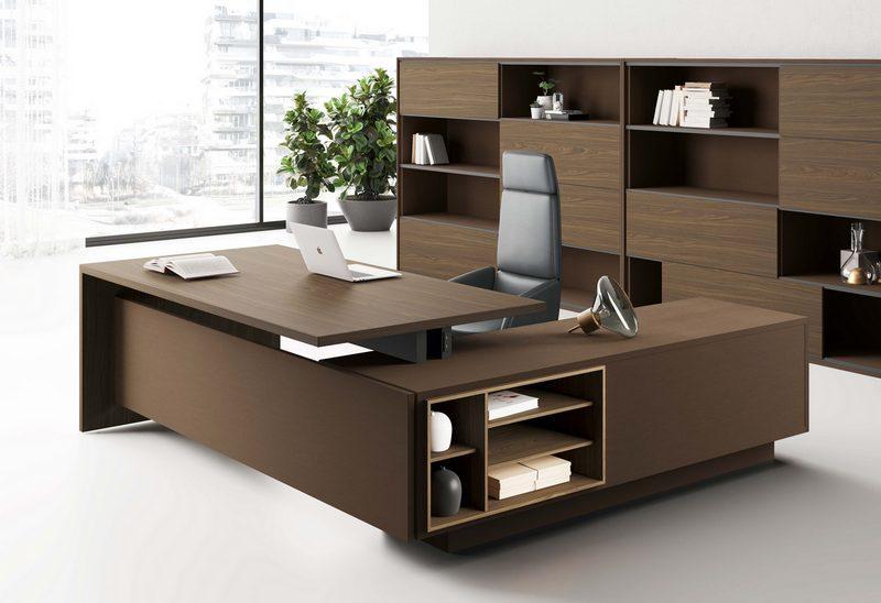 Bureau de direction moderne - bureau-avec-credence_0