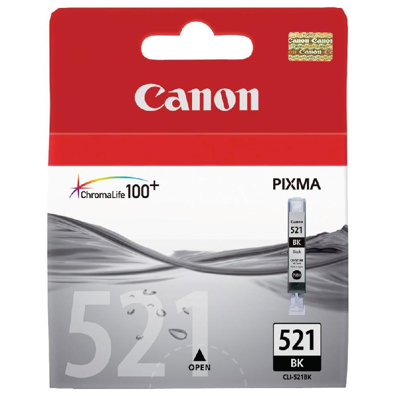 CARTOUCHE CANON CLI 521BK - NOIR