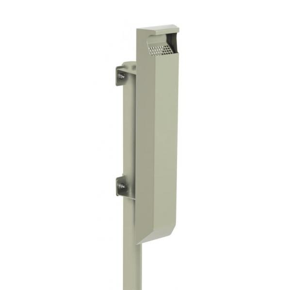 Cendrier pour poteau ARKEA 3 litres - Acier traité anti-corrosion - Gris ciment_0
