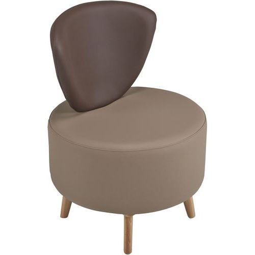 CHAUFFEUSE BULLE PIEDS BOIS CHOCOLAT ET TERRE - GGI