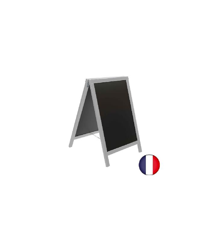 Chevalet stop trottoir - Cadre bois - Dimensions 85 x 55 cm - Référence : PFN49G_0
