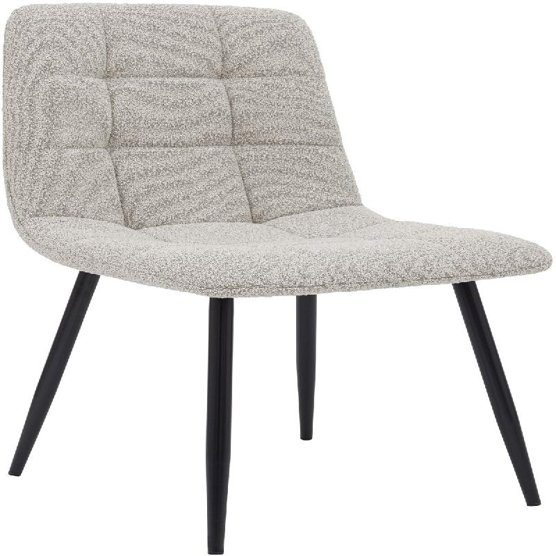 CLP Chaise de Salle à Manger Antibes Tissu Teddy Tissu HBT: 84x45x55 cm Crème - beige textile 327718_0