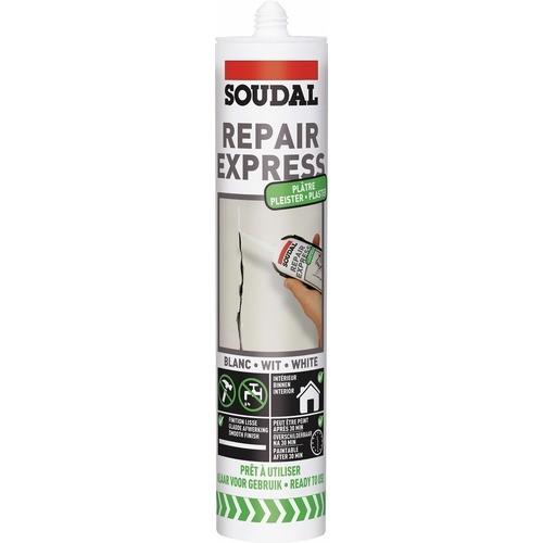 ENDUIT REBOUCHAGE - ACRYLIQUE - 12X300 ML - REPAIR EXPRESS PLÂTRE SOUDAL