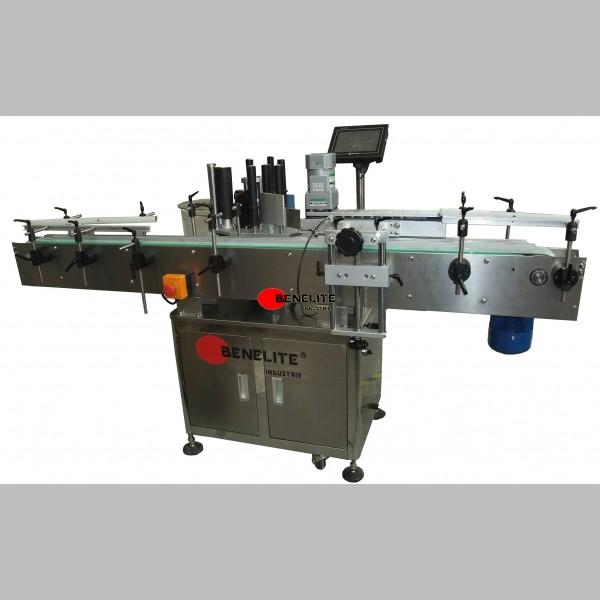 Étiqueteuse automatique industrielle - étiquettes adhésives pour bouteilles rondes - simple et fiable_0