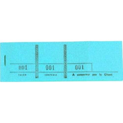 Exacompta Lot de 50 Bloc passe-partout, 4,8x15 3 volets bleu 100 feuillets - 3130630964025_0
