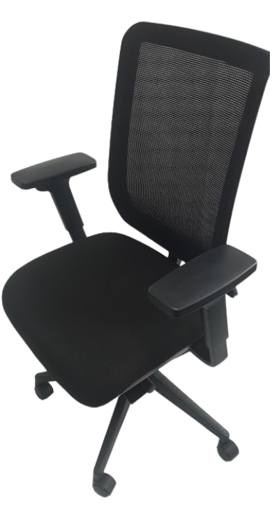 Fauteuil de bureau ergonomique SOKOA Wi Max R d'occasion - Résille et tissu - Réglages multiples - Synchrone blocable 5 positions_0