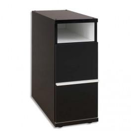 GAUTIER CAISSON PORTEUR STREET COLORIS NOIR - DIMENSIONS : L28 X H71 X P62 CM