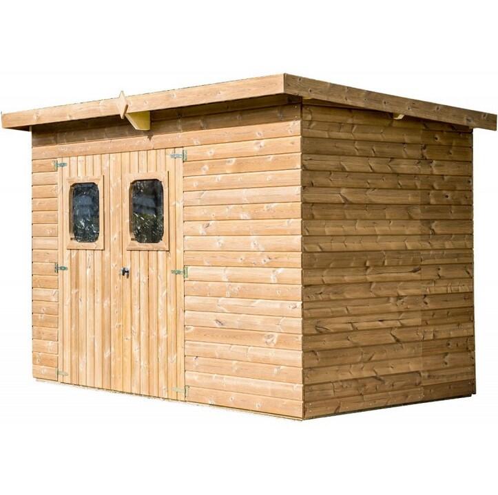 HABRITA Abri De Jardin 6.45m² Brun Doré the2818.02t - beige 3760161073806_0