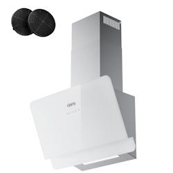 Hotte inclinée CIARRA, Hotte de cuisine inclinée A+ 580 m³/h 60 cm 3 niveaux, recyclage et évacuation VM6765CS - argenté inox CBCS6765C_0