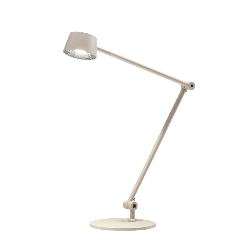 Lampe De Table Efira L - 6,2W Led 3000K Intensité Réglable, Structure En Aluminium Gris Tourterelle Avec Diffuseur En Méthacrylate - Gea Luce - gri_0
