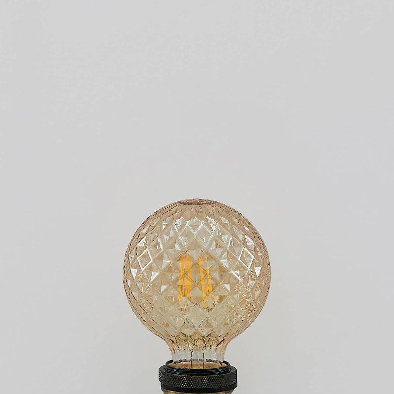LUCANDE AMPOULE LED E27 G95 4 W 2 700 K DIM AMBRE