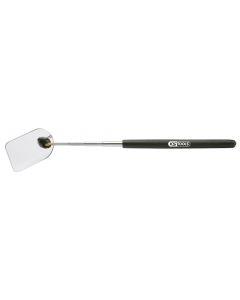 Miroir télescopique orientable - 45 x 63 mm - inox - articulation à billes - réf. : mtrr_0