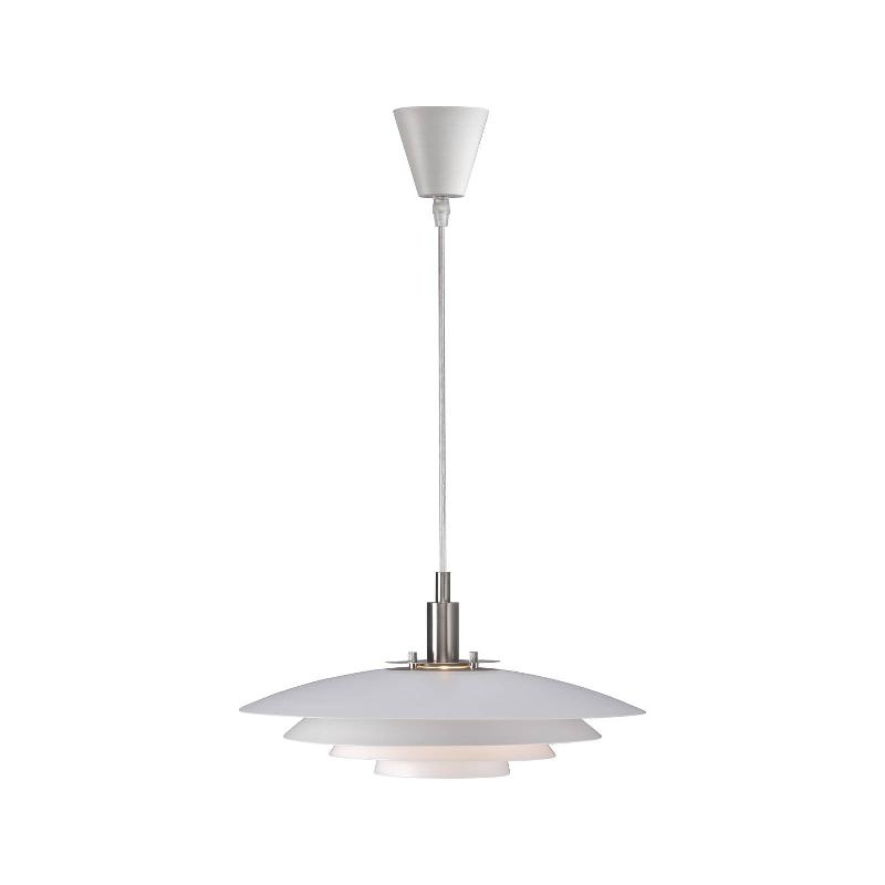 NORDLUX SUSPENSION BRETAGNE, ABAT-JOUR MULTICOUCHE, BLANC