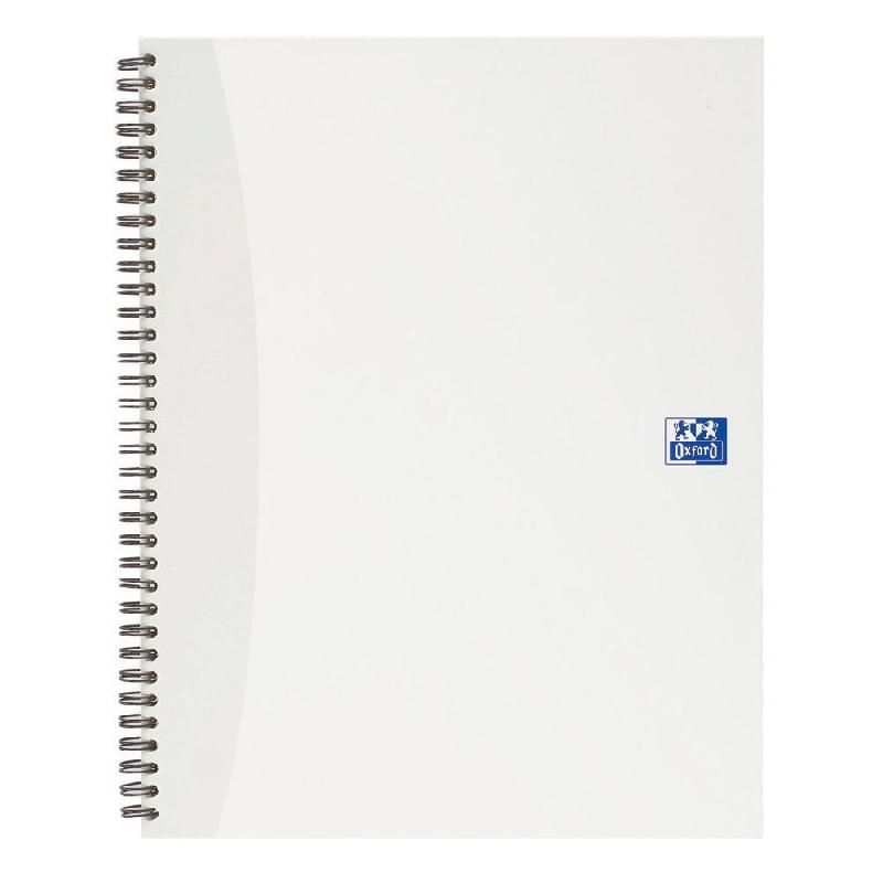 OXFORD CAHIER À SPIRALES SOHO - FORMAT A4 (90 G/M2) - 120 PAGES À PETITS CARREAUX - COULEURS ASSORTIES (PRIX À L'UNITÉ)