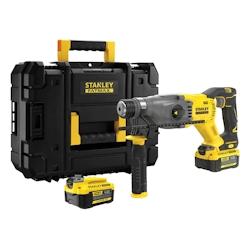 Perforateur Brushless Sds Plus 18v Stanley Fatmax - 2 Joules - 2 Batteries 4.0ah - 3 Modes De Travail - 5035048728536_0