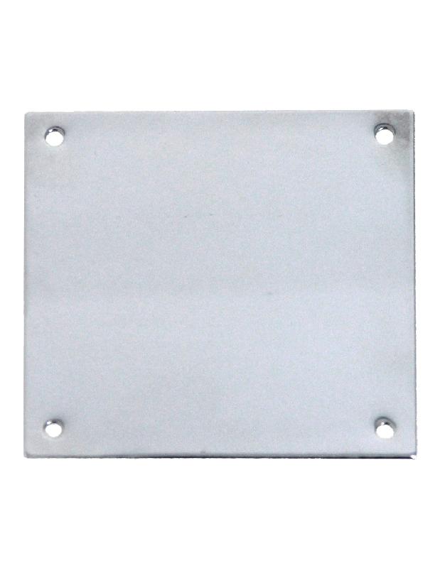 PLAQUE DE PROPRETÉ 90X90MM CHROMÉE POLI - HERACLES - 251703