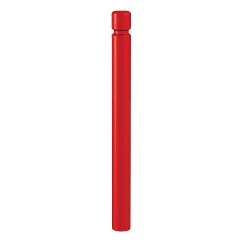 POTELET AGGLO Ø 76 MM - ZINC ROUGE 3020 - PROCITY