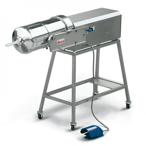 Poussoir horizontal hydraulique 30 litres - acier inox AISI 304 - commandes à pédale basse tension_0