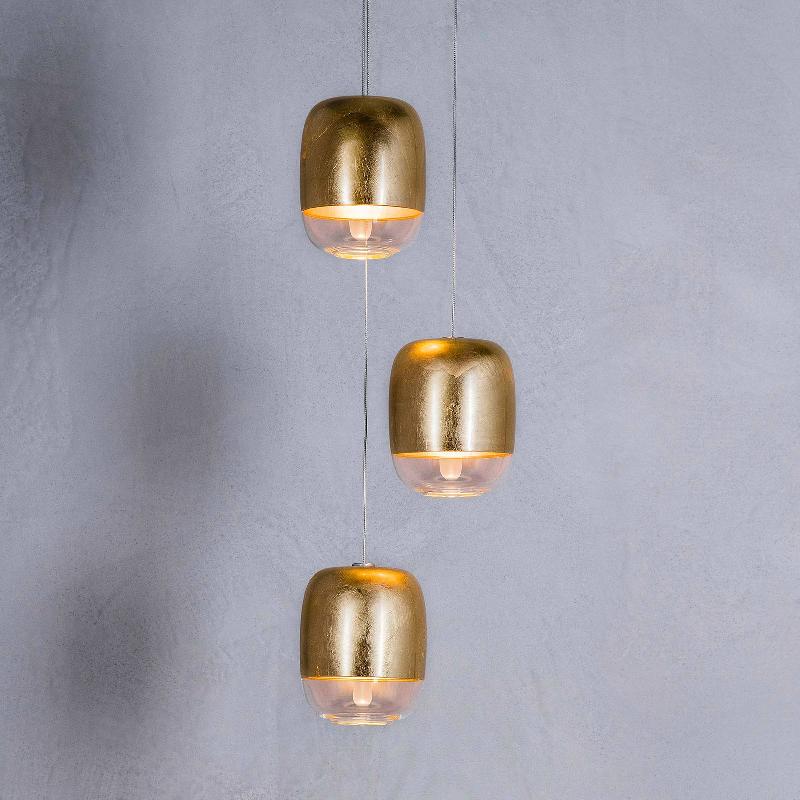 PRANDINA GONG MINI S1 SUSPENSION DORÉE